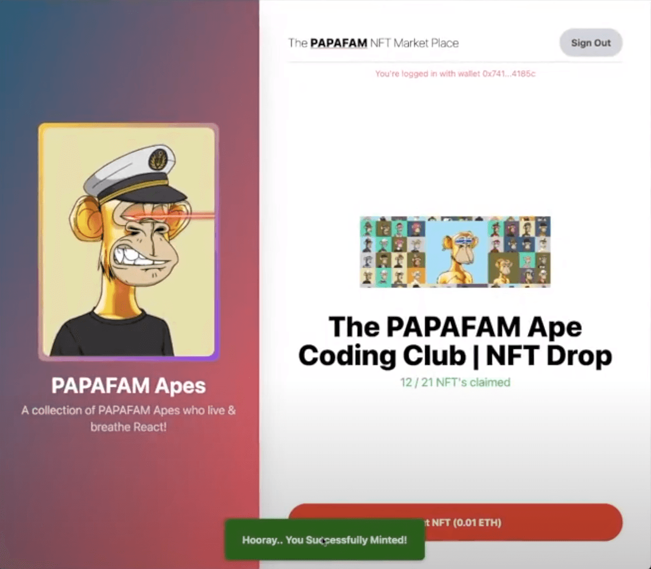 NTF DAPP